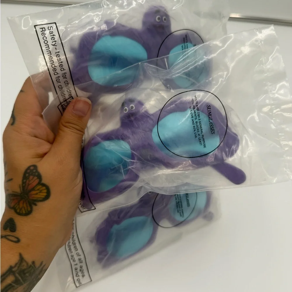 Vintage McDonalds Grimace Sunglasses Purple Sealed 1989 Happy Meal Toy